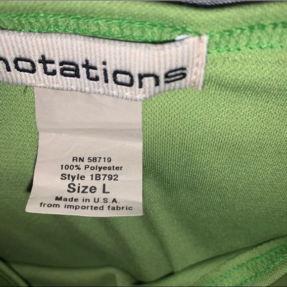 ❣️4/$25❣️ Notations 3/4 sleeve top Sz Large - Picture 2 of 3